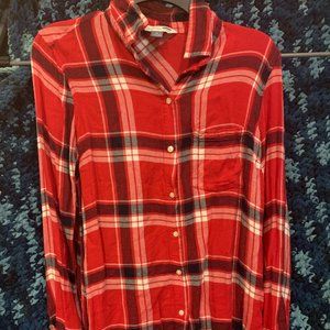 Medium Red Plaid Shirt